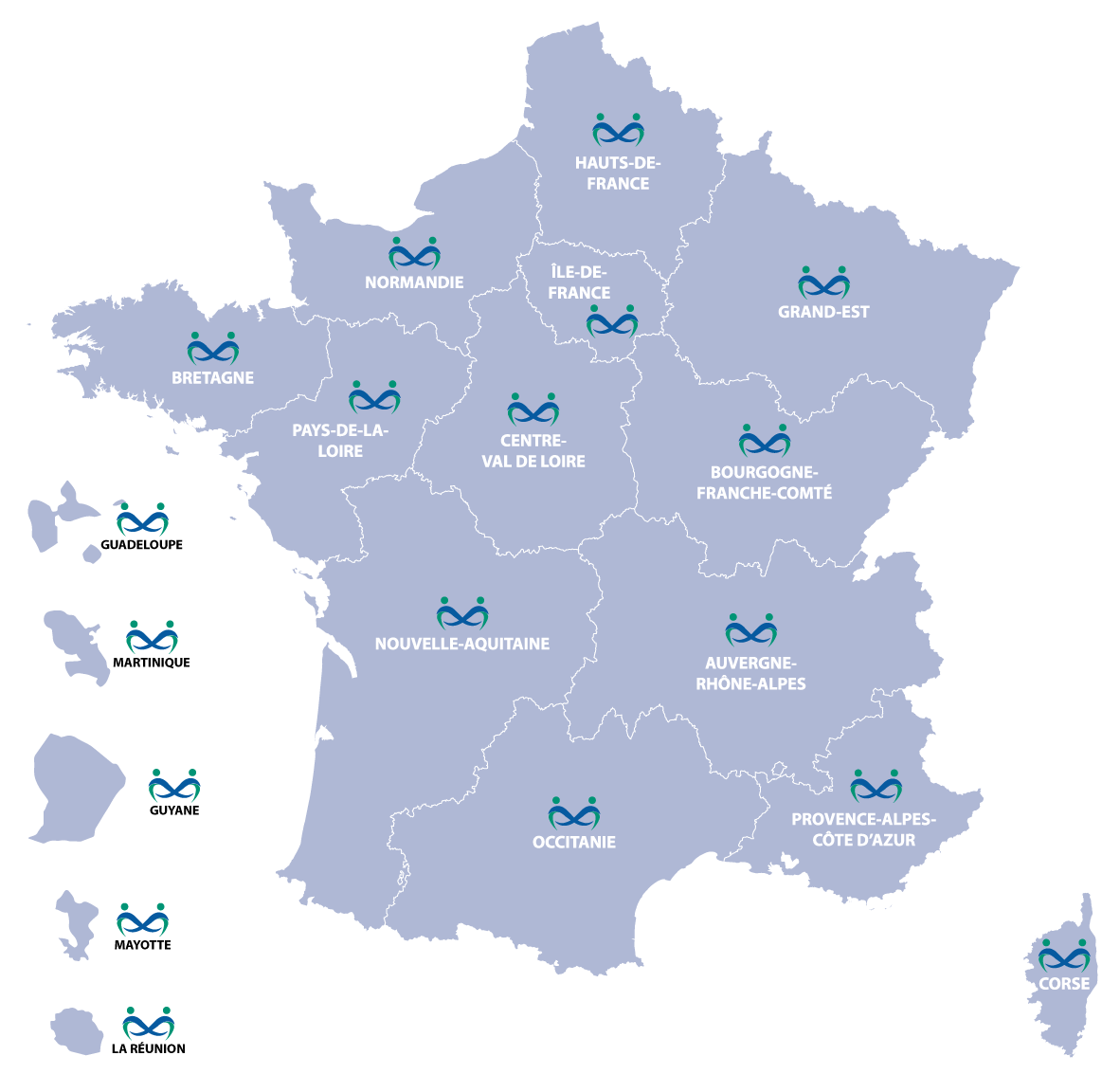 carte-de-france-2021ASSOCIATION AFIPPH